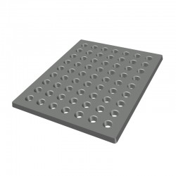 Ruszt żeliwny zespolony do kominka pieca Cheminees Diffusion B1 26x17,5