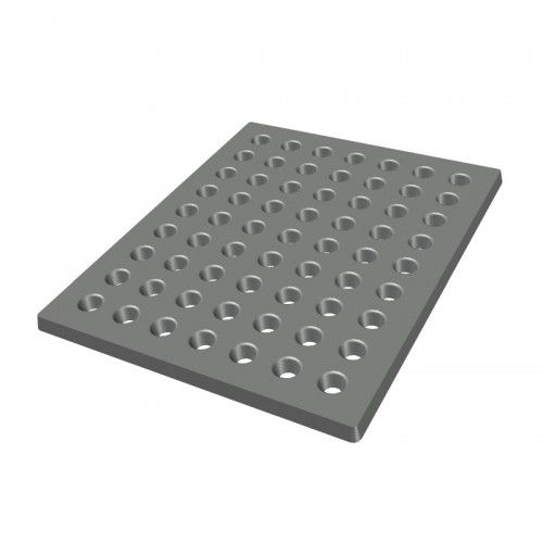 Temprix - Ruszt zeliwny zespolony do kominka pieca Nordflam Etna 27,5x26,5 