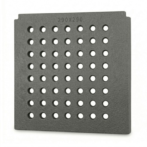 Ruszt żeliwny do kominka pieca 29x29