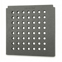 Ruszt żeliwny do kominka pieca 29x29