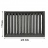 Ruszt żeliwny do kominka pieca CTM 275x172 