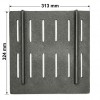 Ruszt żeliwny do kominka pieca 32,4x31,3 