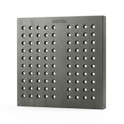 Ruszt żeliwny do kominka pieca 35x35