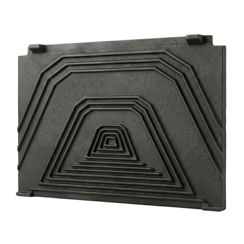 Temprix - Płyta tylna żeliwna do kominka 477x340 Cheminees Diffusion Wkładana