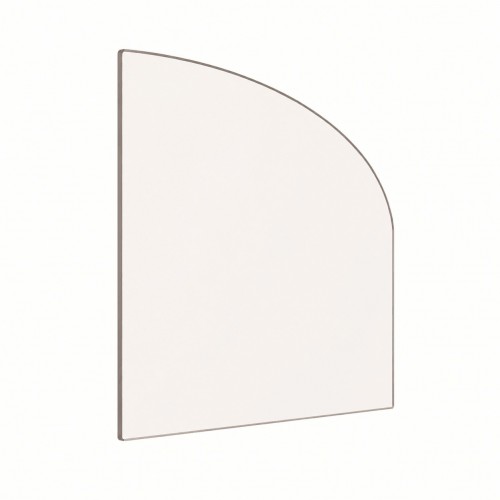 Temprix - Szklo kominkowe zaroodporne na wymiar 5 mm z polokraglym nacieciem 