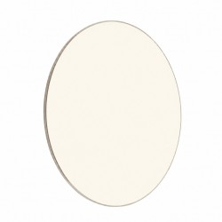 Szkło kominkowe żaroodporne samoczyszczące na wymiar IR Max 4 mm w kształcie koła