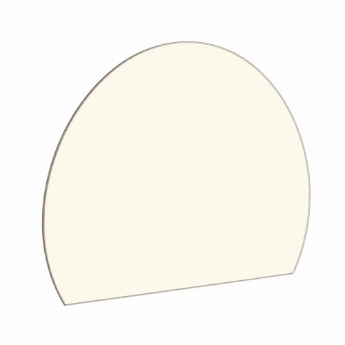 Temprix - Szklo kominkowe zaroodporne samoczyszczace na wymiar IR Max 4 mm w ksztalcie fragmentu kola 