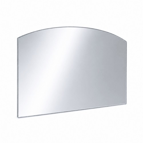 Temprix - Szklo kominkowe zaroodporne na wymiar Mirror Glass z okraglym nacieciem 