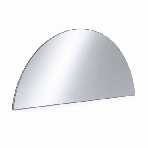 Temprix - Szklo kominkowe zaroodporne na wymiar Mirror Glass w ksztalcie polkola 