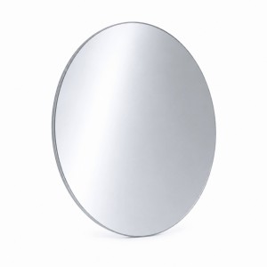 Szkło kominkowe żaroodporne na wymiar Mirror Glass w kształcie koła