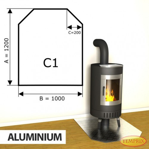Temprix - Podstawa kominkowa z aluminium C1 