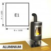 Podstawa kominkowa z aluminium E1 