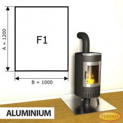 Podstawa kominkowa z aluminium F1