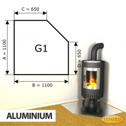Podstawa kominkowa z aluminium G1