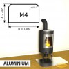 Podstawa kominkowa z aluminium M4 