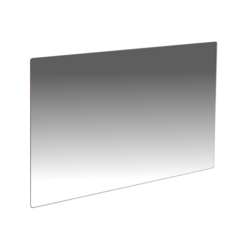 Szkło kominkowe żaroodporne lustrzane Mirror Glass na wymiar 4 mm